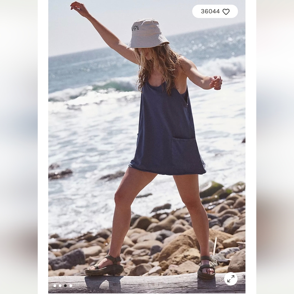 ๐ NWOT ๐ Free People Hot Shot Mini Dress - Picture 1 of 4